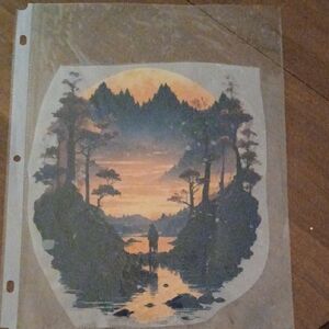 Vintage Nature Scene Art Print